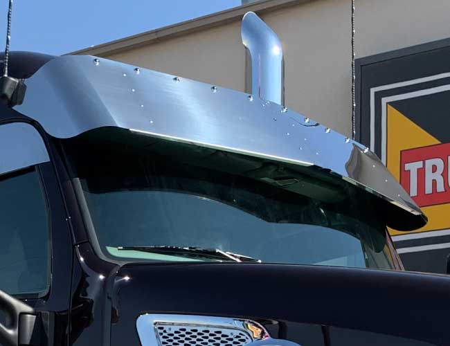 2 PC. 18" DROP VISOR W/10-3/4" LIGHT HOLES