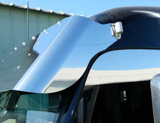 2 PC. 16"X19" TWISTED VISOR W/10-3/4" LIGHT HOLES