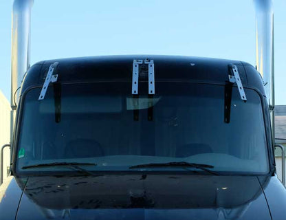 2 PC. 18" DROP VISOR W/10-3/4" LIGHT HOLES