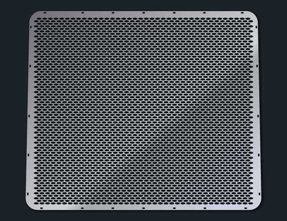 379 16 GAUGE OVAL PUNCH GRILL MESH INSERT