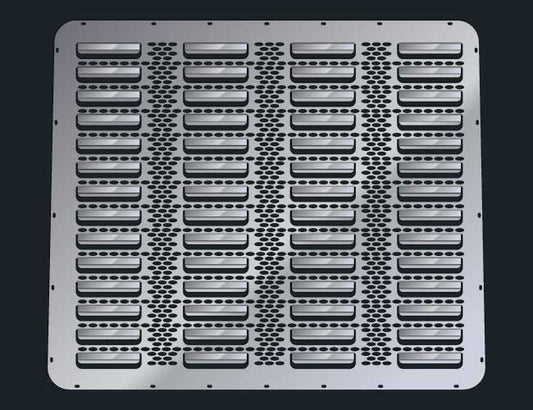 379 PUNCHED LOUVER & GRILL MESH INSERT