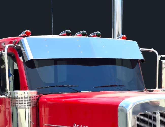 2 PC. 14" DROP VISOR - DAY CAB