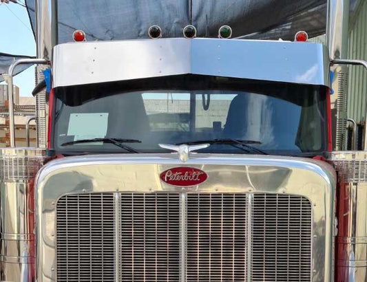 2 PC. 14"X11" BOWTIE VISOR - DAY CAB