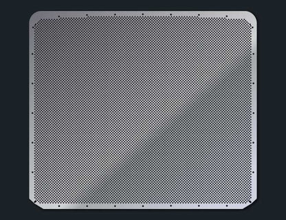 589 14 GAUGE GRILL 1/4" HOLE PUNCH MESH INSERT