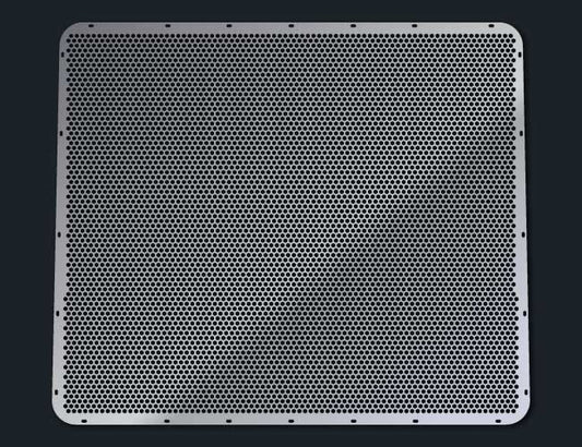 379 14 GAUGE HEX PUNCH HOLE GRILL MESH INSERT