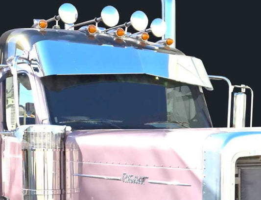 2 PC. 15"X11" BOWTIE VISOR - MID & HIGH ROOF