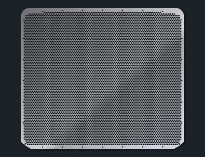 589 14 GAUGE HEX PUNCH HOLE GRILL MESH INSERT
