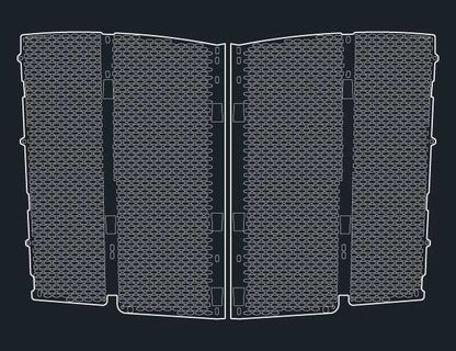 2 PC. OVAL PUNCH HOLE GRILL MESH INSERT