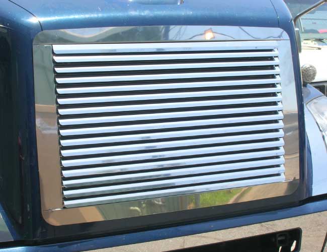 1 PC. HOOD GRILL W/16 LOUVERS