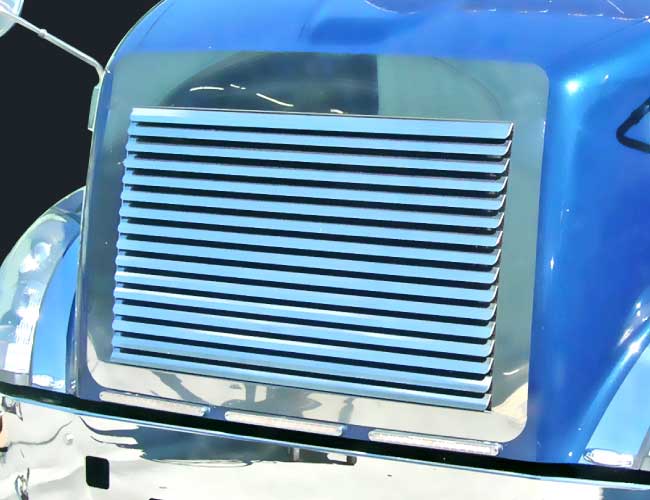 1 PC. HOOD GRILL W/16 LOUVERS
