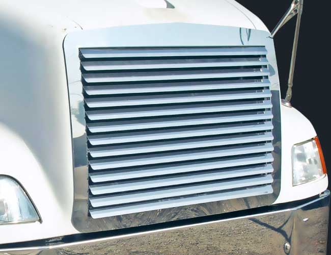 1 PC. HOOD GRILL W/14 LOUVERS