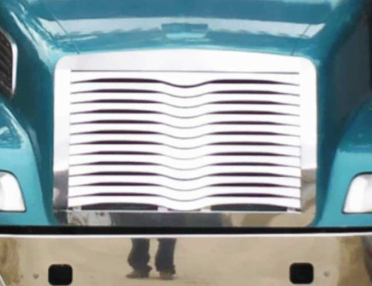 1 PC. HOOD GRILL W/16 TWISTED LOUVERS