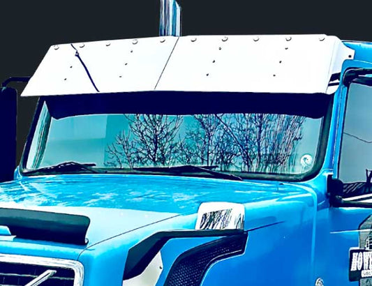 2 PC. 17" DROP VISOR W/10-3/4" LIGHT HOLES - '04-'17