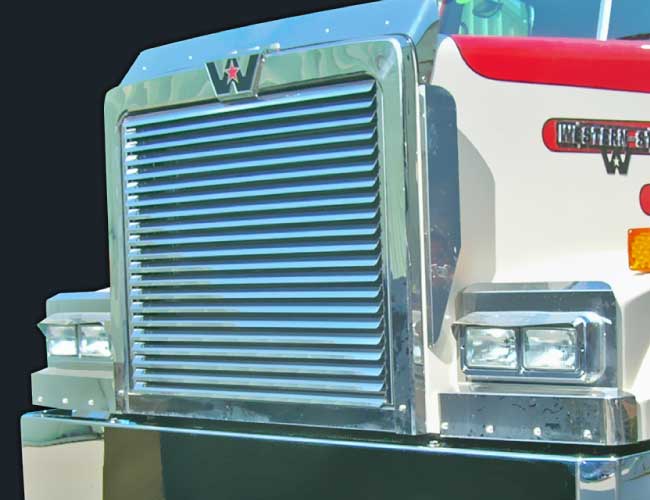 1 PC. HOOD GRILL W/19 LOUVERS