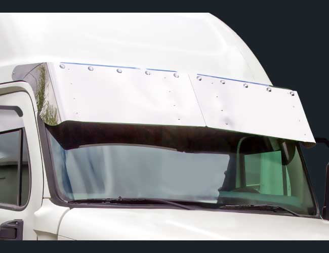 2 PC. 18" DROP VISOR W/10-3/4" LIGHT HOLES